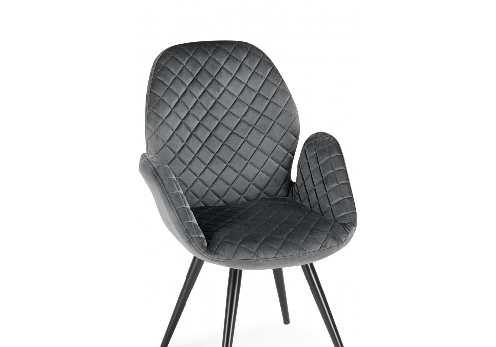 Кресло Муат поворотное графитовый / черный