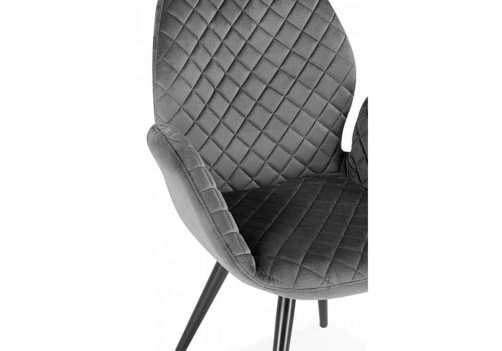 Кресло Муат поворотное графитовый / черный