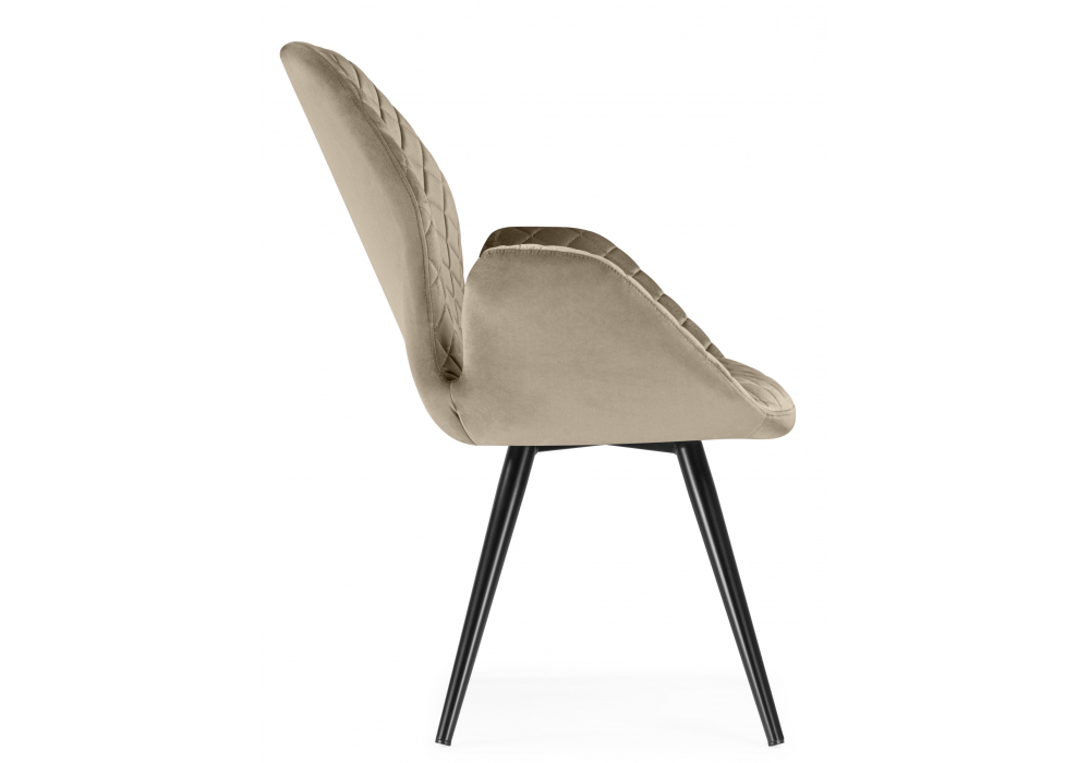 Кресло Муат поворотное светло-коричневый / черный