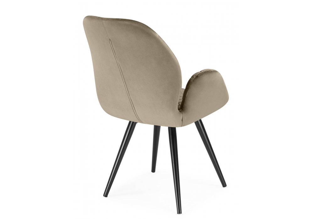 Кресло Муат поворотное светло-коричневый / черный