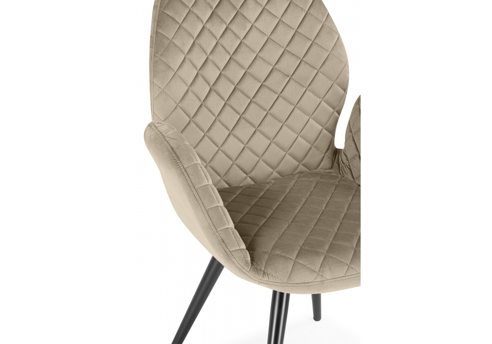 Кресло Муат поворотное светло-коричневый / черный