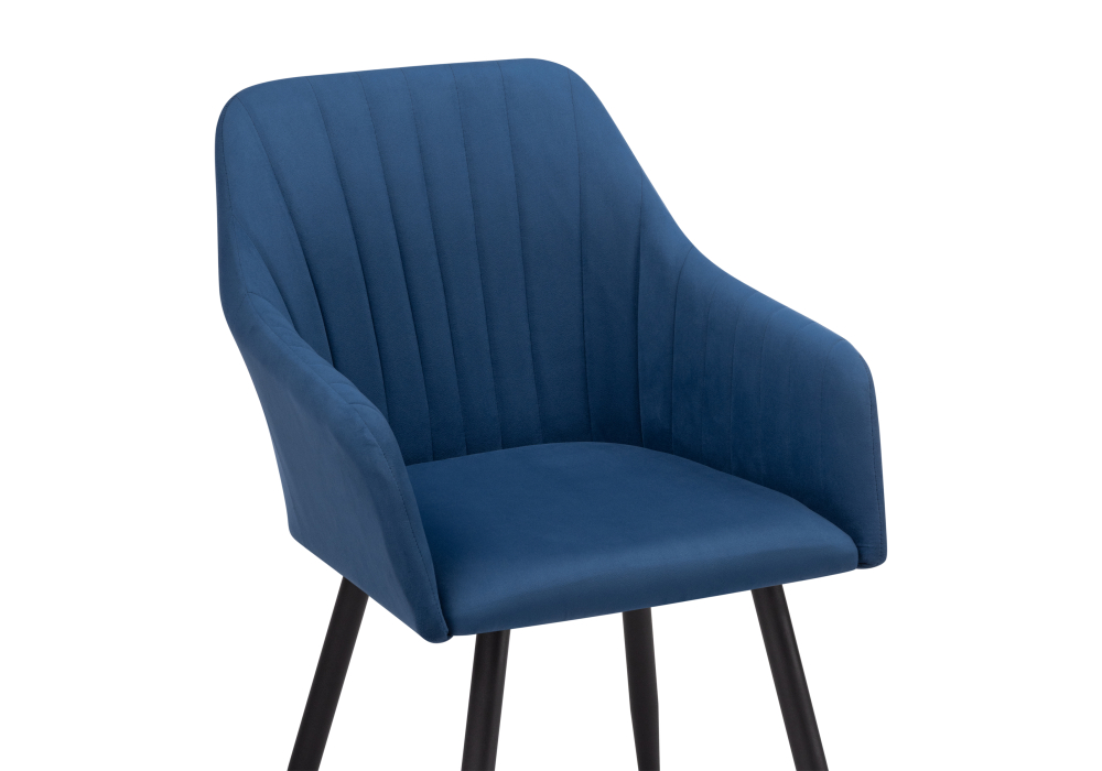 Кресло Слэм крутящиеся синее / черное