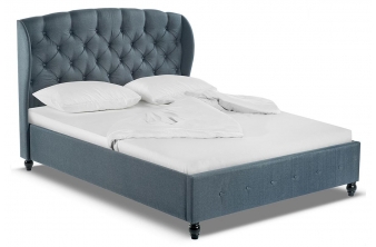 Кровать двуспальная Hadson 160х200 blue