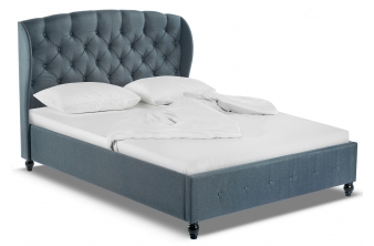 Кровать двуспальная Hadson 160х200 blue