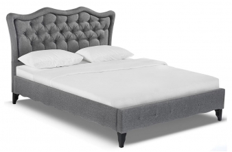 Кровать двуспальная Madlen 160х200 grey