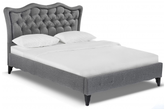 Кровать двуспальная Madlen 160х200 grey