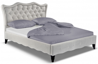 Кровать двуспальная Madlen 160х200 light beige