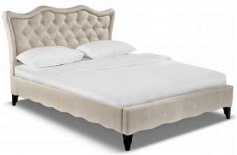 Кровать двуспальная Madlen 160х200 light beige