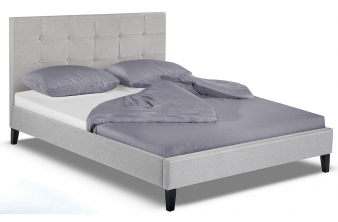 Кровать двуспальная Veronika 160х200 silver