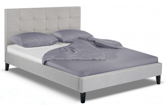 Кровать двуспальная Veronika 160х200 silver