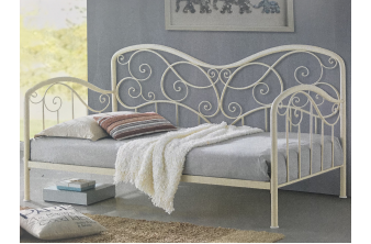 Кровать Inga 90 х 200 см glossy ivory