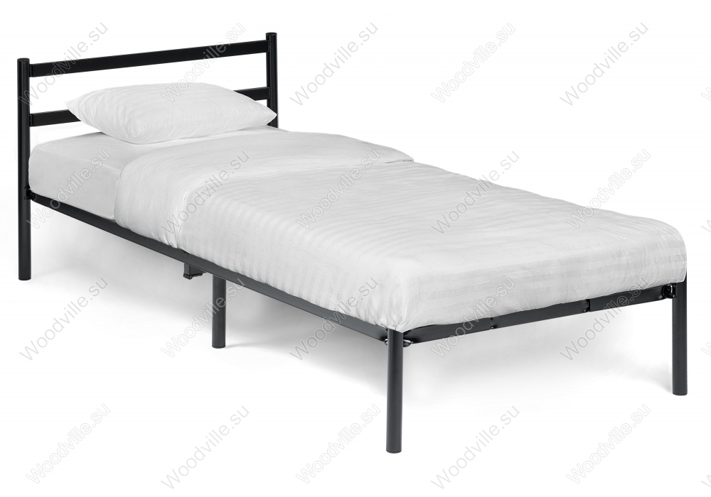 Односпальная кровать Фади-02 80х200 черная