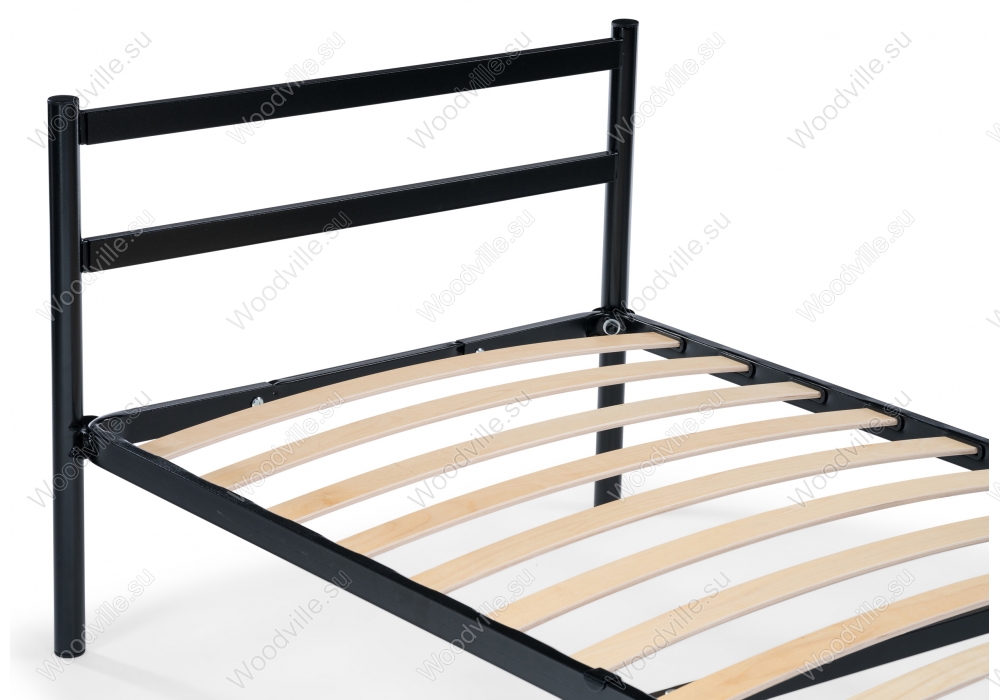 Односпальная кровать Фади-02 80х200 черная
