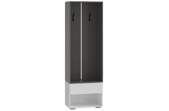 Модульная прихожая Роут белый комплектация 1