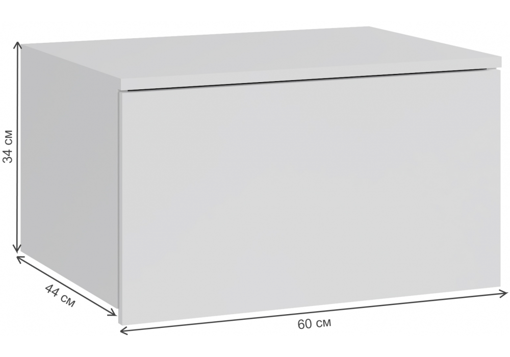 Модульная прихожая Роут белый комплектация 1