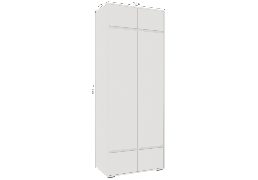 Модульная прихожая Роут белый комплектация 1