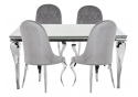 Обеденная группа Арлетта white / gray