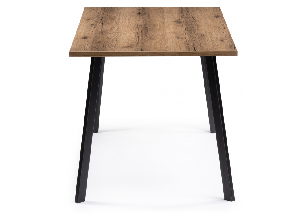 Обеденная группа Эделин латте / дуб делано темный / черный матовый