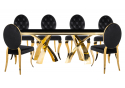 Обеденная группа Иге black / gold