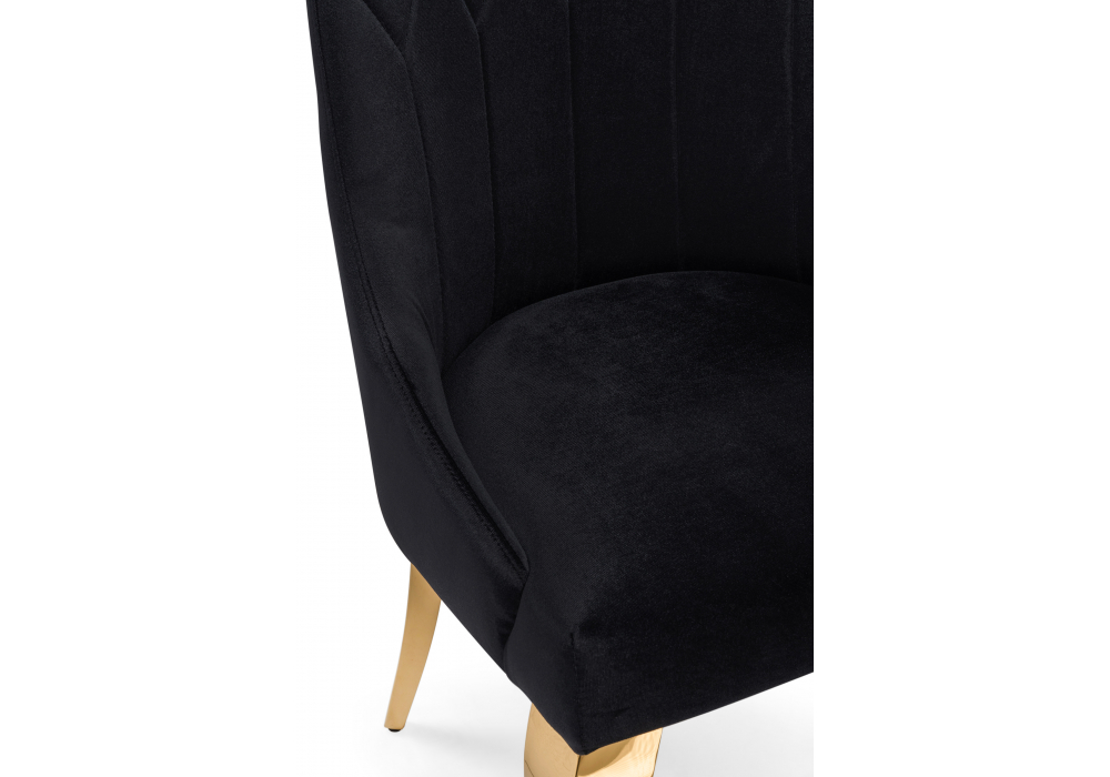 Обеденная группа Аган black / gold