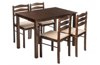 Обеденная группа Starter (стол и 4 стула) oak / beige