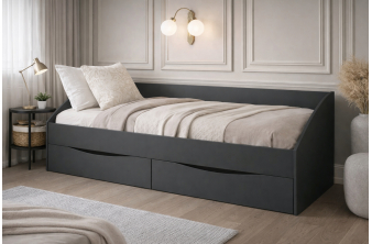 Односпальная кровать Эриол 90x200 графит