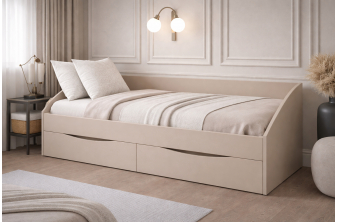 Односпальная кровать Эриол 90x200 кашемир