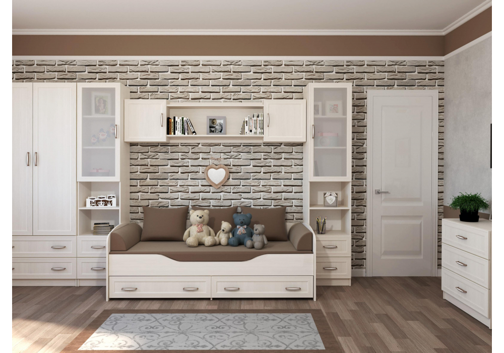 Односпальная кровать Колибри 80 х 190 см бодега