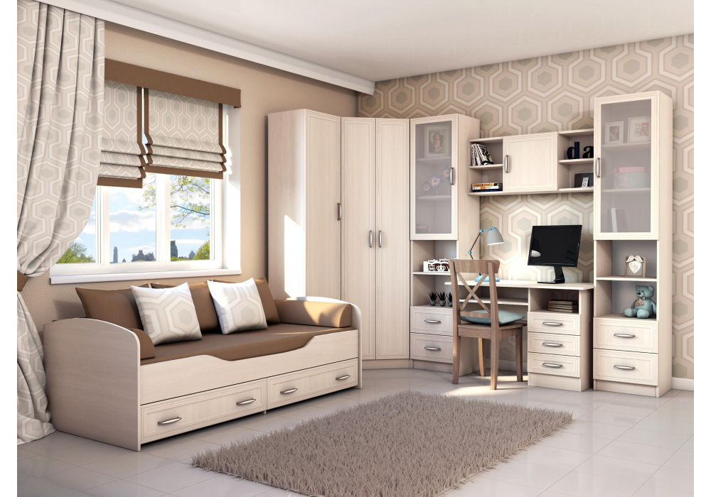 Односпальная кровать Колибри 80 х 190 см бодега