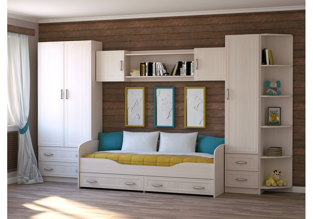 Односпальная кровать Колибри 80 х 190 см бодега