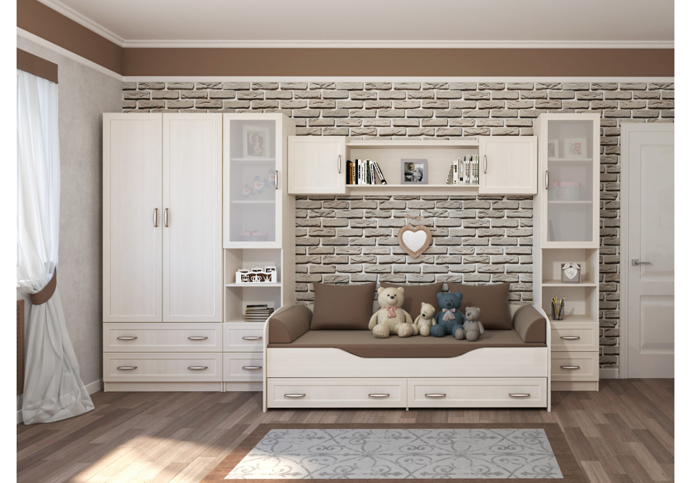 Односпальная кровать Колибри 80 х 190 см бодега