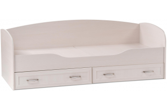 Односпальная кровать Адайн КР-080 80х200 дуб крафт серый / дуб крафт серый