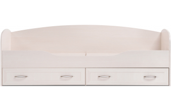 Односпальная кровать Адайн КР-080 80х200 дуб крафт серый / дуб крафт серый