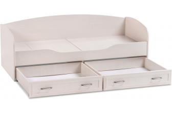 Односпальная кровать Адайн КР-080 80х200 дуб крафт серый / дуб крафт серый