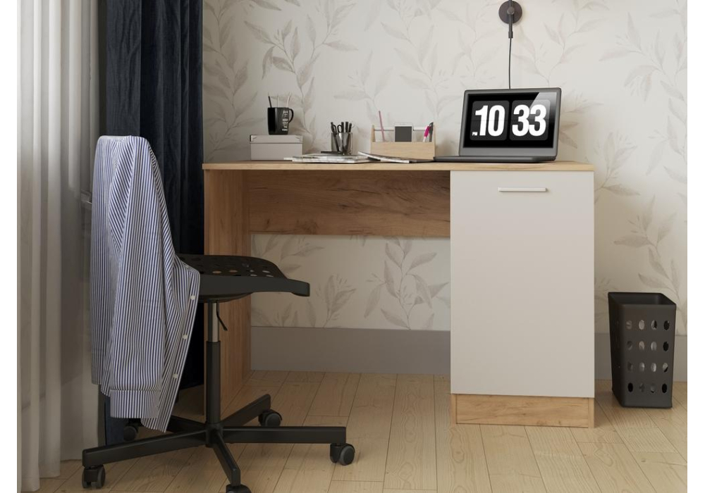 Письменный стол Бишоп 4 дуб крафт золотой / кашемир — купить оптом в ...