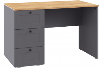 Письменный стол Опра серый графит / дуб золотой craft