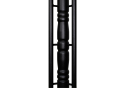 Пластиковый стол SHT-TU25/TT30 83/83 черный муар / черный