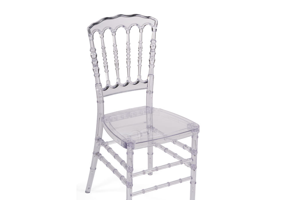 Пластиковый стул Chiavari 1 clear white