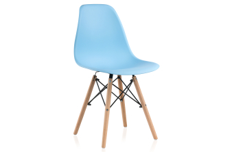 Пластиковый стул Eames PC-015 blue
