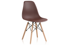 Пластиковый стул Eames PC-015 brown