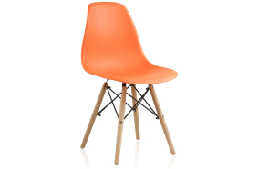 Пластиковый стул Eames PC-015 orange