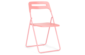 Пластиковый стул Fold складной pink