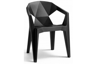 Пластиковый стул Гекса черный