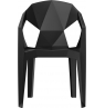Пластиковый стул Гекса черный