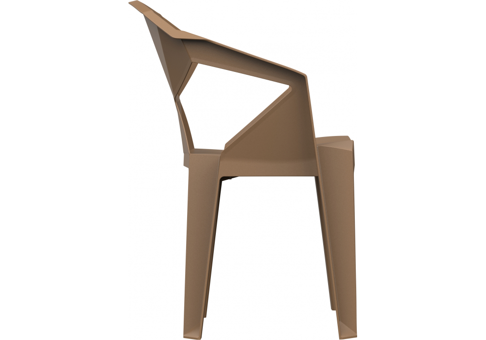 Пластиковый стул Гекса капучино
