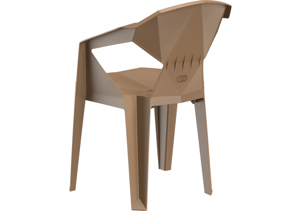Пластиковый стул Гекса капучино