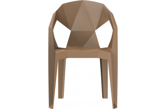 Пластиковый стул Гекса капучино