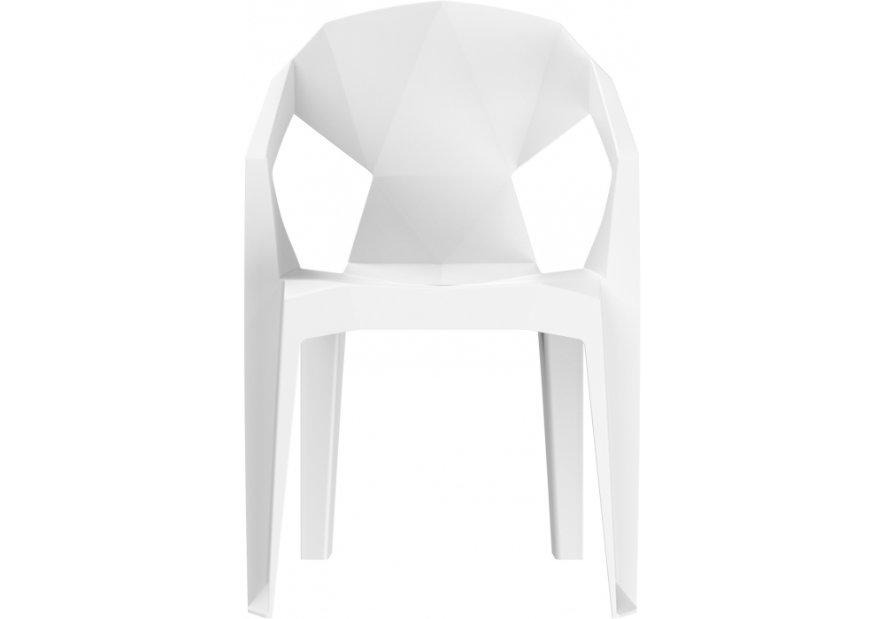 Пластиковый стул Гекса кремовый