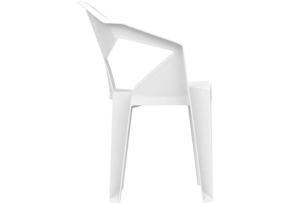 Пластиковый стул Гекса кремовый