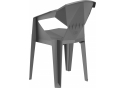 Пластиковый стул Гекса мокрый асфальт